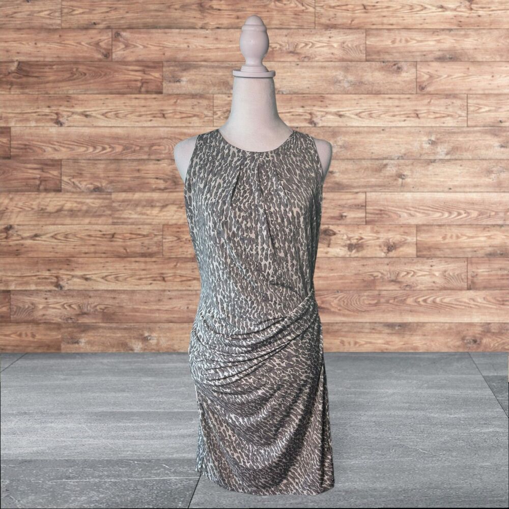 Michael Kors grey leopard dress
